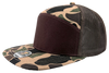 Zapped Headwear Cobra Flat Bill Cap Trucker Mesh Back