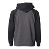 Independent Trading Co PRM10TSBZ Toddler Lightweight Special Blend Raglan Zip Hood