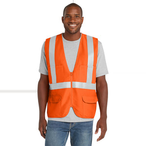 CornerStone CSV405 ANSI 107 Class 2 Mesh Back Safety Vest - 