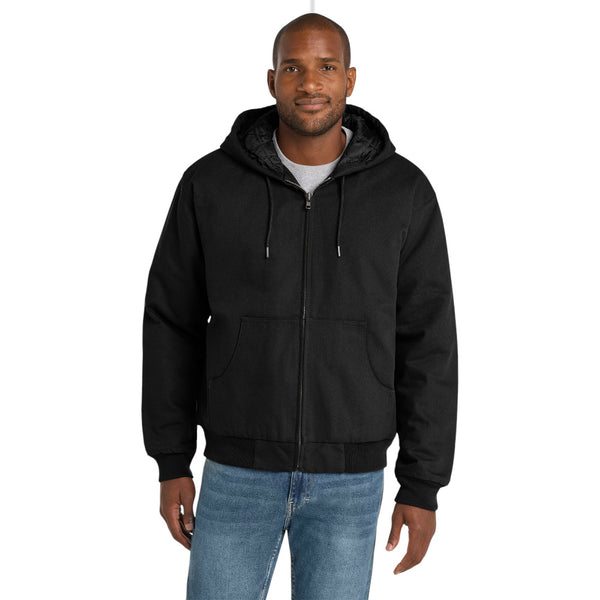 CornerStone J763H Duck Cloth Hooded Work Jacket