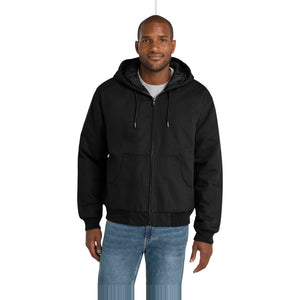 CornerStone TLJ763H Tall Hooded Duck Cloth Work Jacket - 