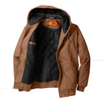 CornerStone TLJ763H Tall Hooded Duck Cloth Work Jacket