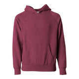 Independent Trading Co PRM15YSB Youth Lightweight Special Blend Raglan Hooded Sweatshirt