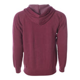 Independent Trading Co PRM33SBZ Unisex Special Blend Raglan Full-Zip Hooded Sweatshirt