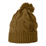 Richardson 141 - Chunk Twist Knit Beanie with Cuff & Pom - 141