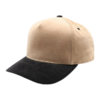 PitBull PB331K 5 Panel Two-Tone Khaki Corduroy Cap