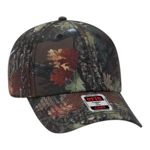 OTTO 103-1263 OTTO CAP Camouflage 6 Panel Low Profile Baseball Cap - 