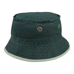 Mega Cap 7832 Normal Dyed Twill Heavy Washed Bucket Hat - 