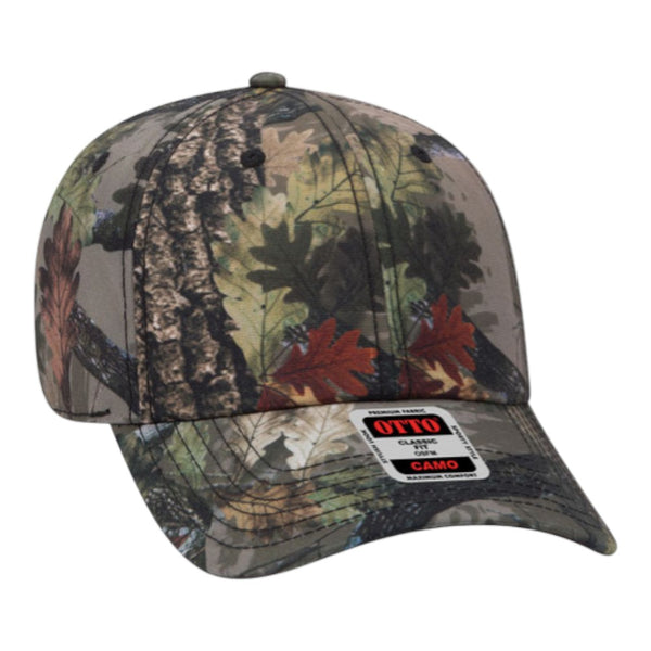 OTTO 103-1263 OTTO CAP Camouflage 6 Panel Low Profile Baseball Cap