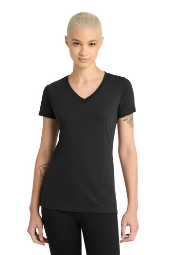District DM1190L Women's Perfect Blend CVC V-Neck Tee