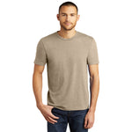 District DM130 Perfect Tri Tee - Desert Tan Heather