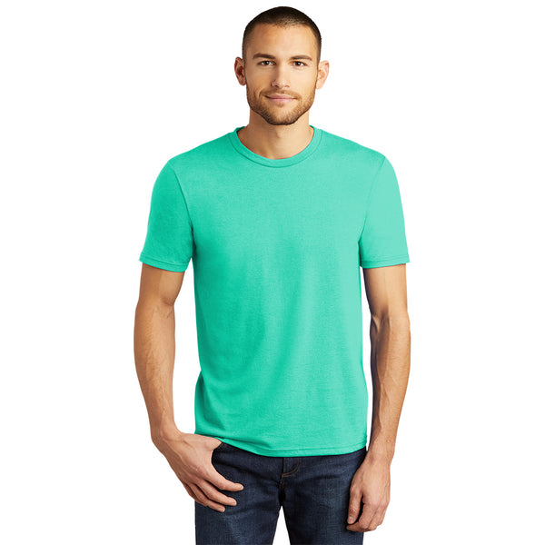 District DM130 Perfect Tri Tee - Aqua Heather