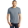 District DM130 Perfect Tri Tee - Flint Blue Heather