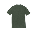District DM130 Perfect Tri Tee - Heathered Forest Green