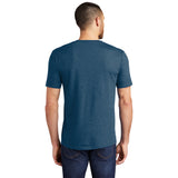 District DM130 Perfect Tri Tee - Heathered Neptune Blue