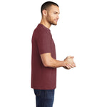 District DM130 Perfect Tri Tee - Maroon Frost