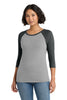 District DM136L Women's Perfect Tri 3/4-Sleeve Raglan