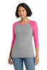 District DM136L Women's Perfect Tri 3/4-Sleeve Raglan