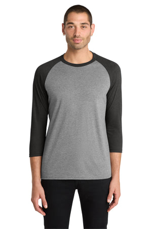 District DM136 Perfect Tri 3/4-Sleeve Raglan - 
