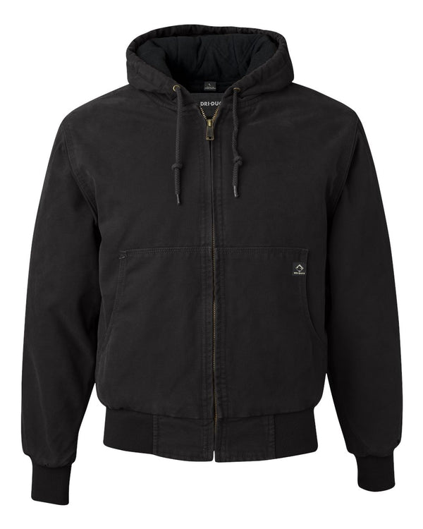 DRI DUCK 5020 Cheyenne Boulder Cloth™ Hooded Jacket with Tricot Quilt Lining