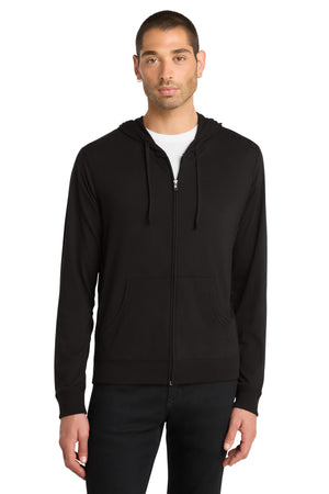 District DT1100 Jersey Full-Zip Hoodie - 