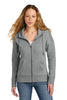 District DT1104 Women's Perfect Weight Fleece Drop Shoulder Full-Zip Hoodie