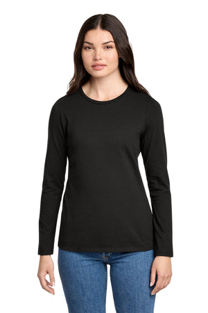 District DT110 Women's Perfect Blend CVC Long Sleeve Tee - 