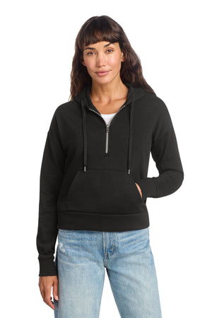 District DT1311 Women's Perfect Tri Fleece 1/2-Zip Pullover - 