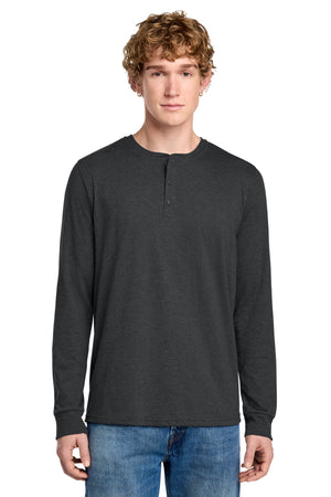 District DT145 Perfect Tri Long Sleeve Henley - 