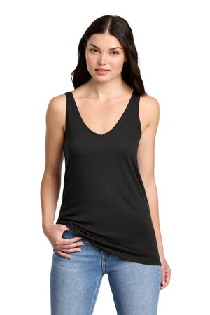 District DT154 Women's Perfect Blend CVC V-Neck Tank - 