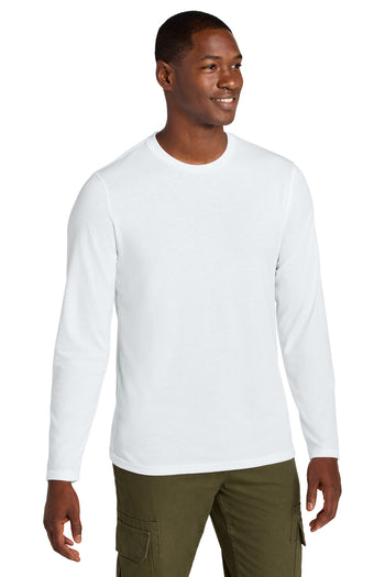 District DT185 Perfect Weight CVC Long Sleeve Tee