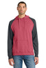 District DT196 Young Mens Lightweight Fleece Raglan Hoodie