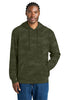 District DT2200C Wash Camo Fleece Hoodie