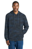 District DT2200C Wash Camo Fleece Hoodie