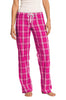 District DT2800 Women's Flannel Plaid Pant