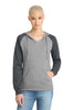District DT296 Women's Lightweight Fleece Raglan Hoodie