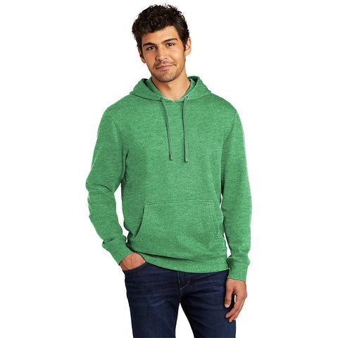District DT6100 V.I.T. Fleece Hoodie - Heathered Kelly Green