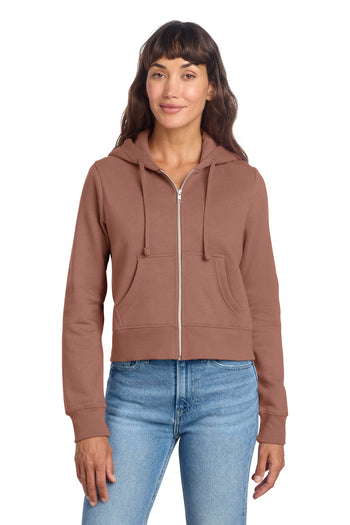 District DT6103 Women's VIT Fleece Full-Zip Hoodie