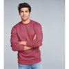 District DT6104 V.I.T. Fleece Crew - Heathered Cardinal