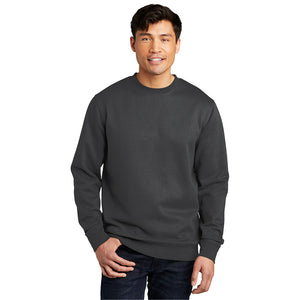 District DT6104 V.I.T. Fleece Crew - Charcoal - 
