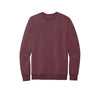 District DT6104 V.I.T. Fleece Crew - Heathered Cardinal