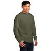 District DT6104 V.I.T. Fleece Crew - Heathered Olive