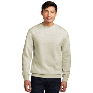 District DT6104 V.I.T. Fleece Crew - Oatmeal Heather - 