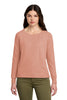 District DT672 Women's Featherweight French Terry Long Sleeve Crewneck