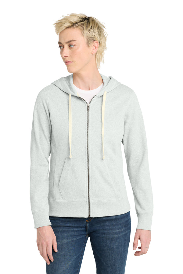 District DT8103 Women's Re-Fleece Full-Zip Hoodie