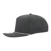 10 10 Hats R615 Black 5 Panel Rope Hat