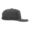 10 10 Hats R615 Black 5 Panel Rope Hat