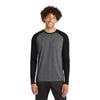 Sport-Tek ST400LS PosiCharge Long Sleeve Tri-Blend Wicking Raglan Tee