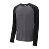 Sport-Tek ST400LS PosiCharge Long Sleeve Tri-Blend Wicking Raglan Tee