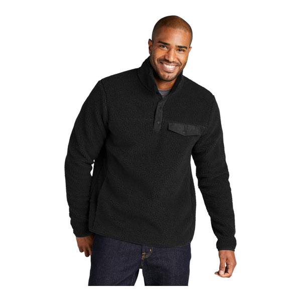 Port Authority F140 Camp Fleece Snap Pullover
